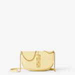 FENDI graphy Wallet on Chain Yellow leather wallet